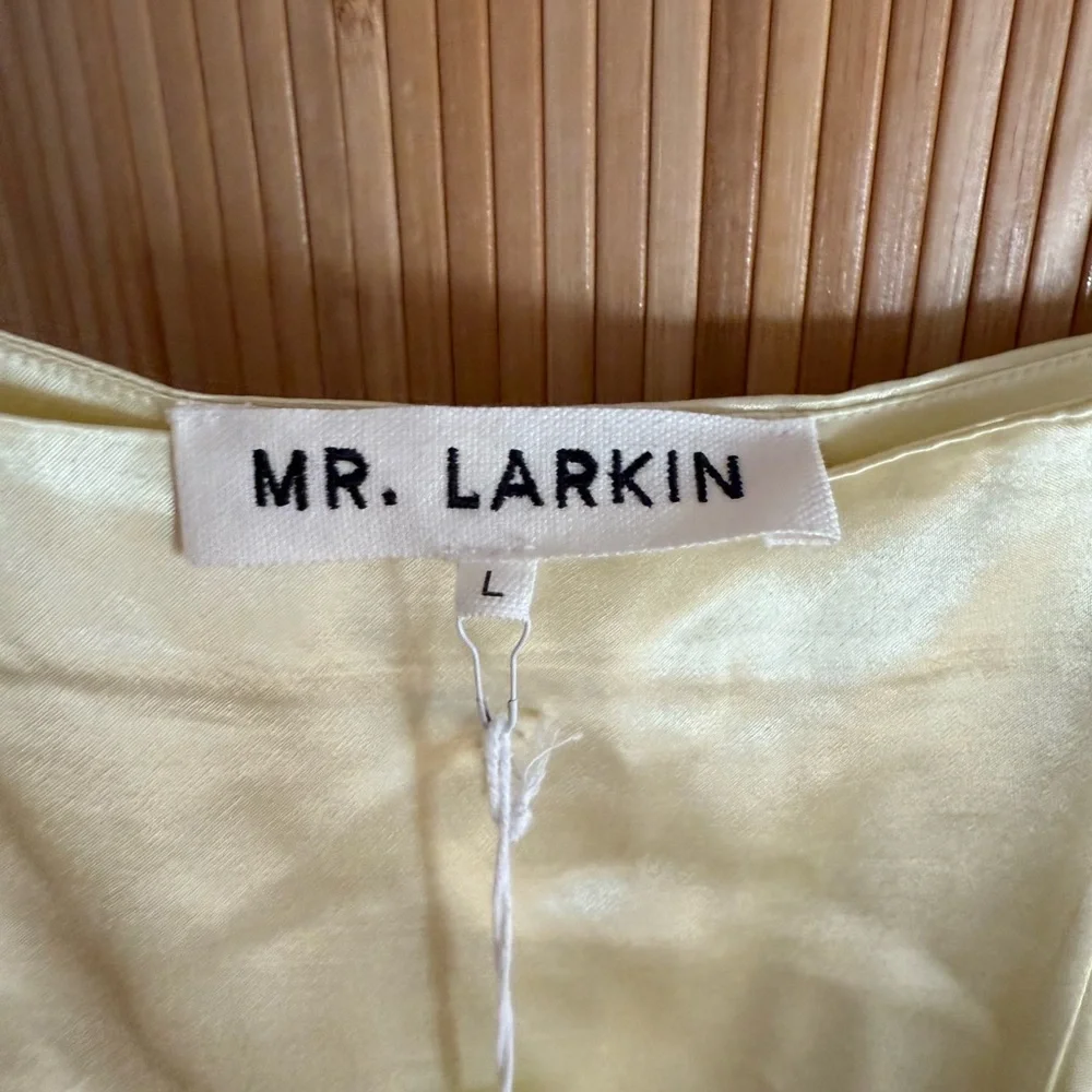 Mr Larkin sille top in elderflower - silk cami - Picture 5 of 6